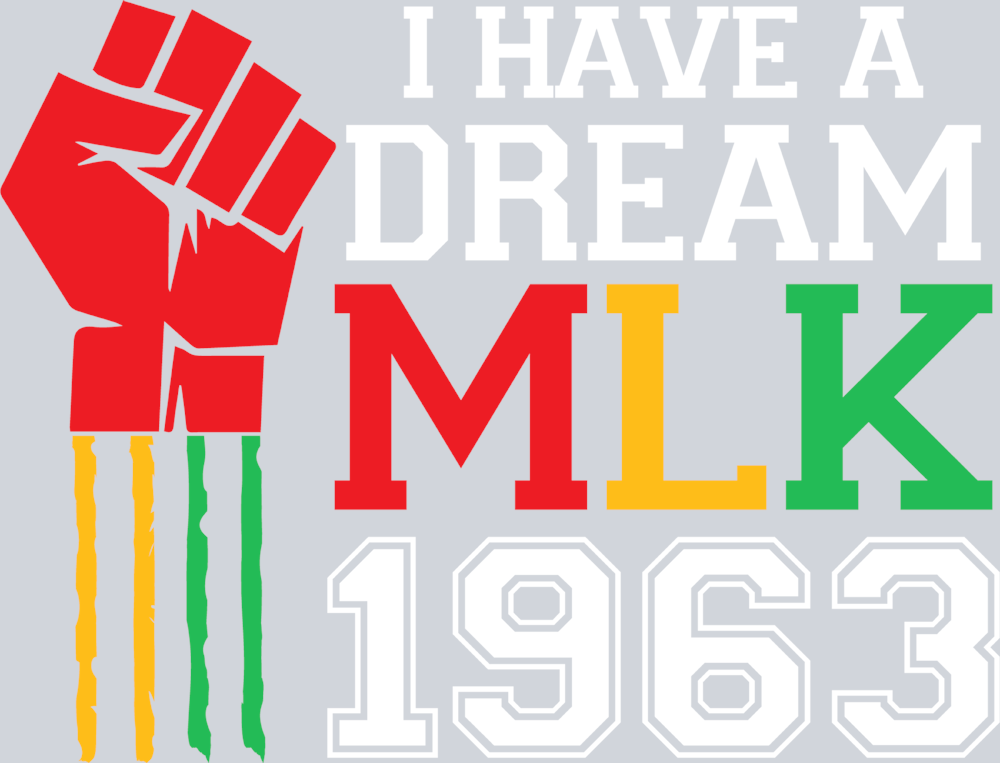 I Have A Dream Mlk 1963 Stripes - STK02938 (DTF Transfers)
