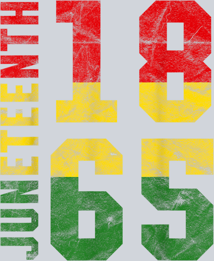 Juneteenth 1865 Red Green And Gold - STK03348 (DTF Transfers)
