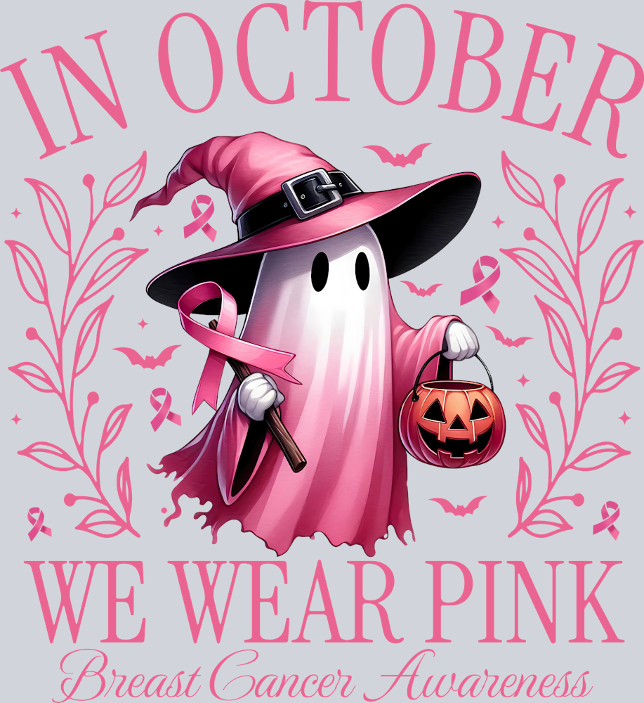 In October We Wear Pink 4 - STK03192 (DTF Transfers)