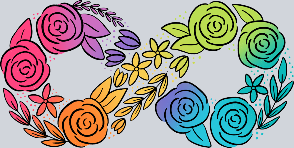 Neurodiversity Floral 1 - STK04475 (DTF Transfers)