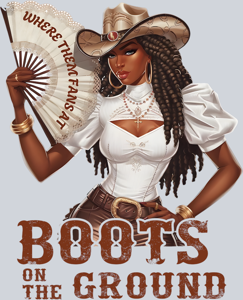 Boots On The Ground Fan - STK01090 (DTF Transfers)