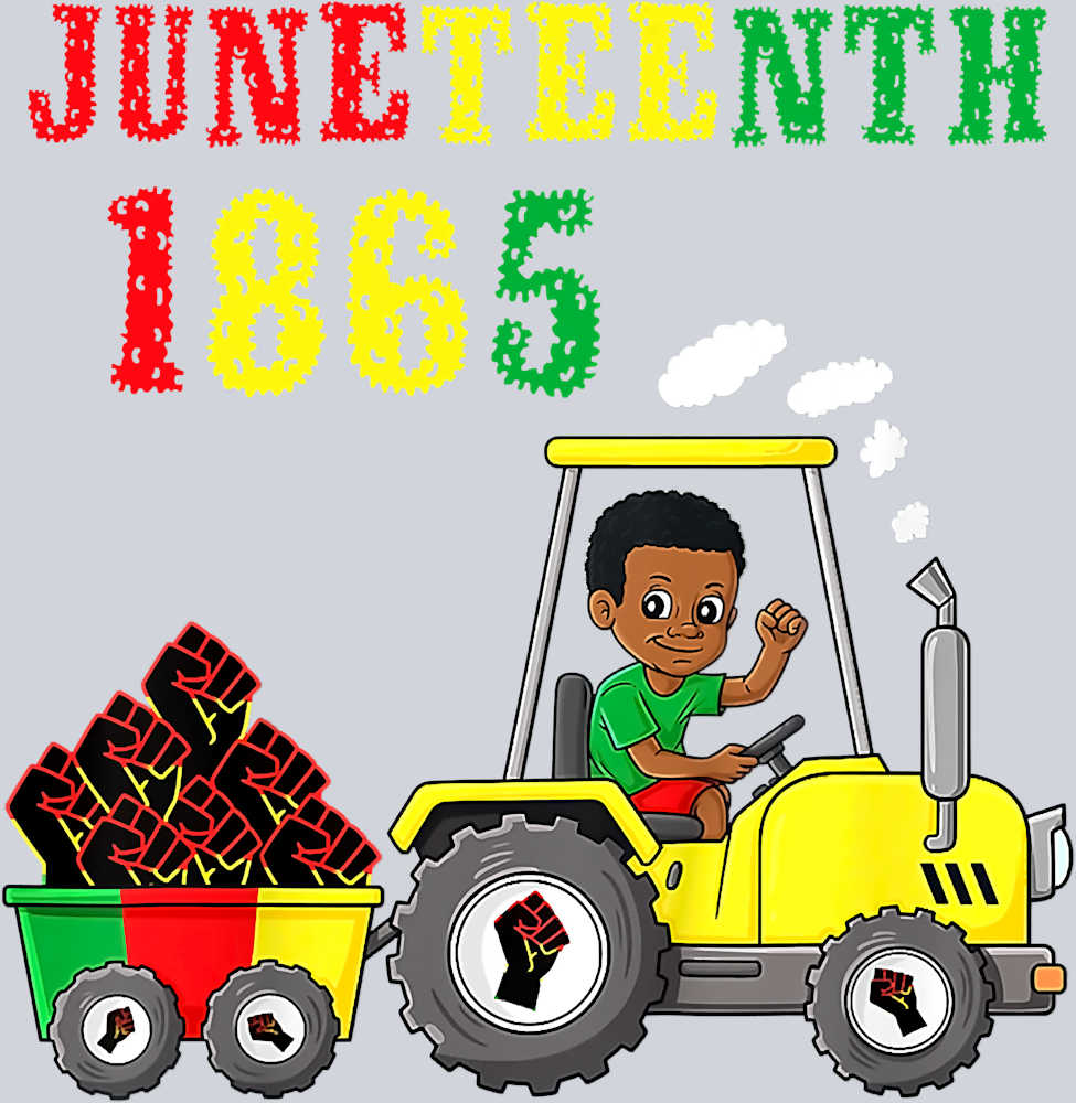 Juneteenth 1865 Tractor - STK03351 (DTF Transfers)