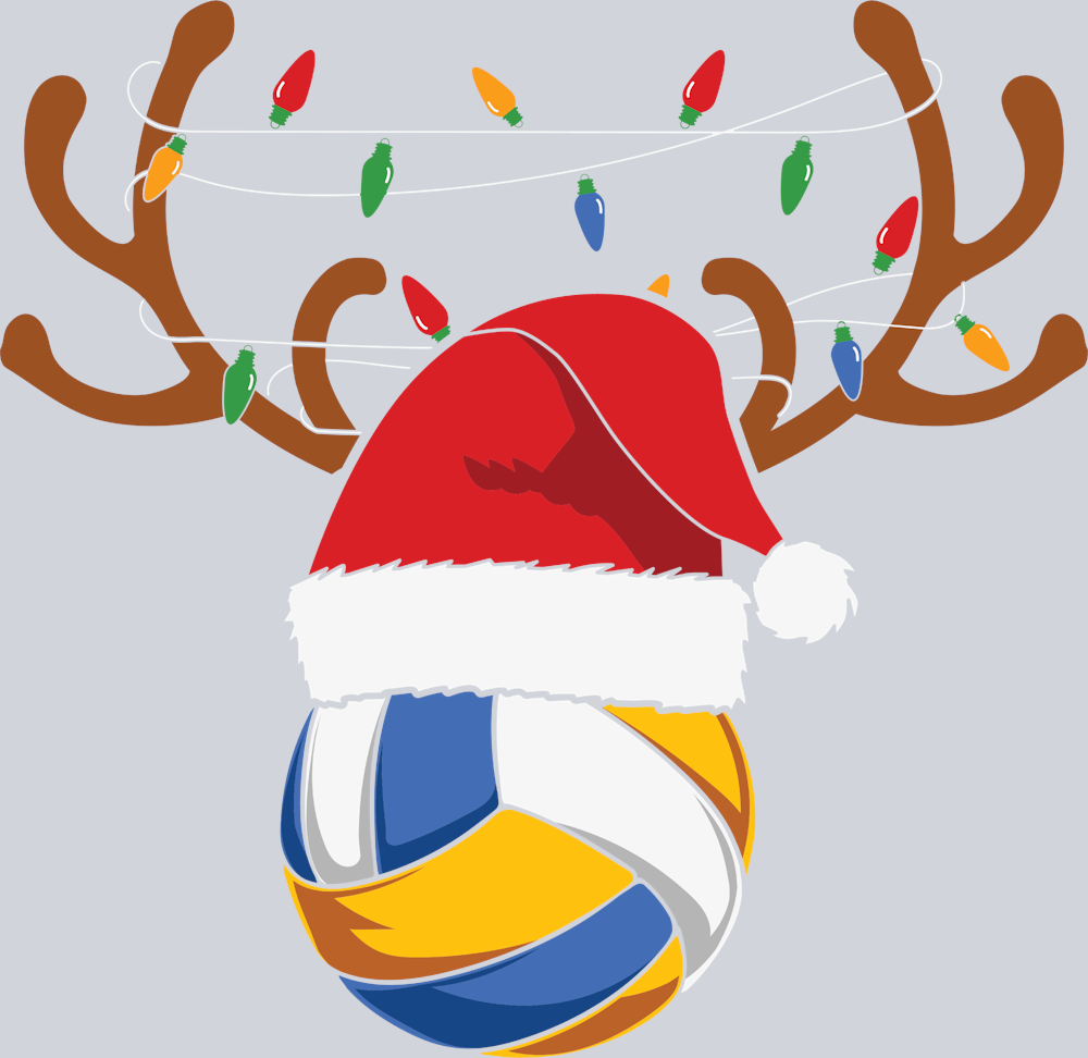 Christmas Volleyball - STK01340 (DTF Transfers)