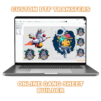 Custom DTF Gang Sheet ONLINE BUILDER