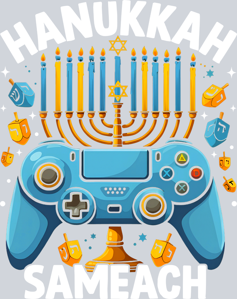 Hanukkah Sameach - STK02525 (DTF Transfers)