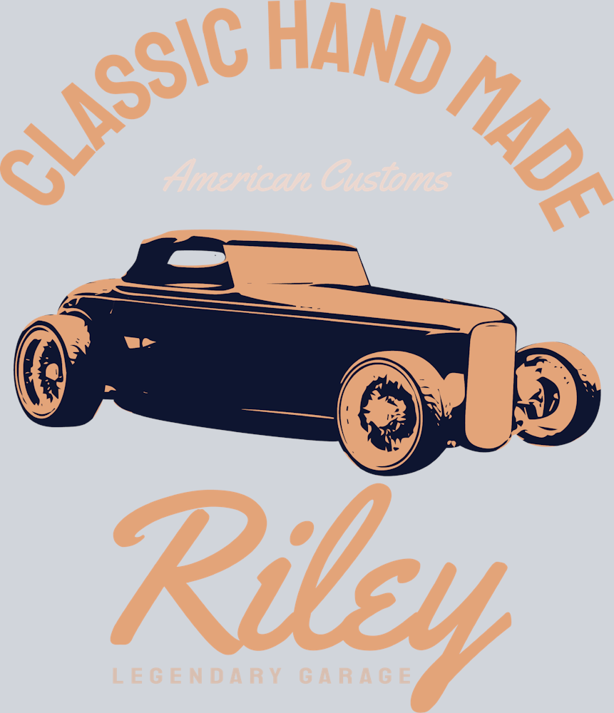 Classic Hand Made Riley - STK01370 (DTF Transfers)