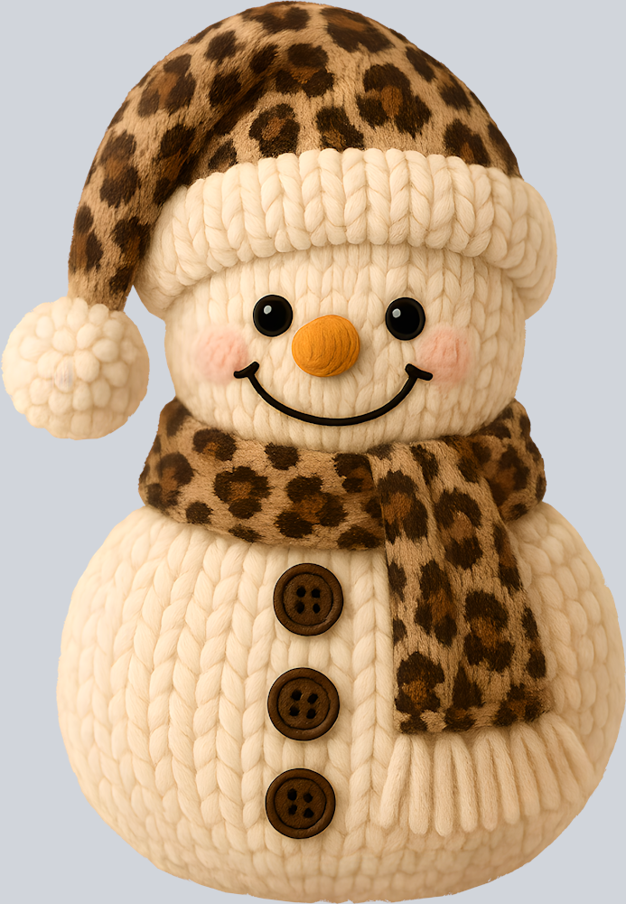 Faux Yarn Snowman - STK07513 (DTF Transfers)