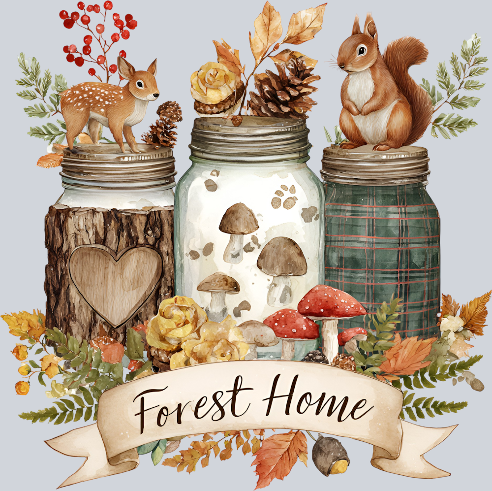 Fall Forest Home 3 - STK07364 (DTF Transfers)