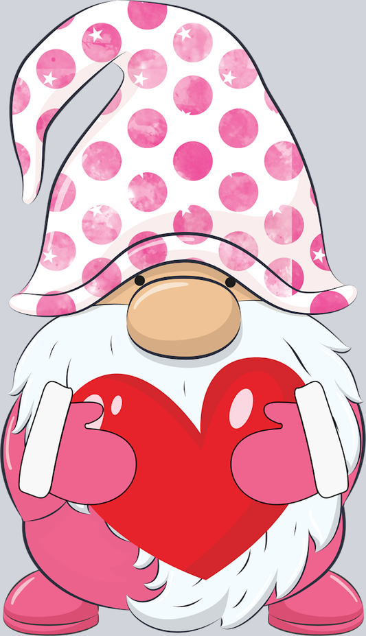 Gnome Pink Dots - STK02322 (DTF Transfers)