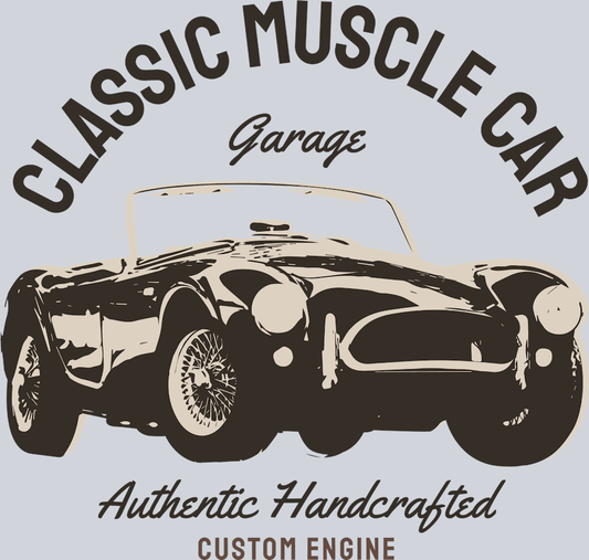 Classic Muscle Car 1 - STK01373 (DTF Transfers)