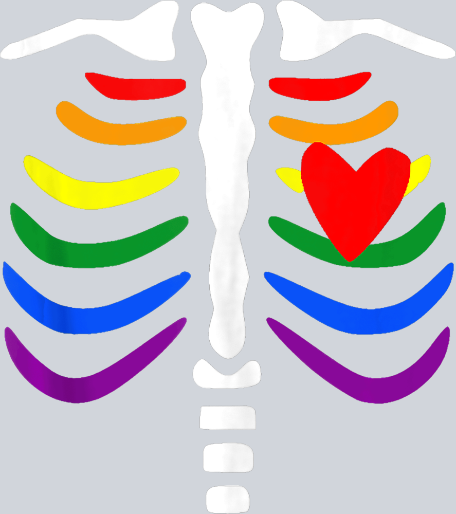 Rainbow Ribs - STK05126 (DTF Transfers)