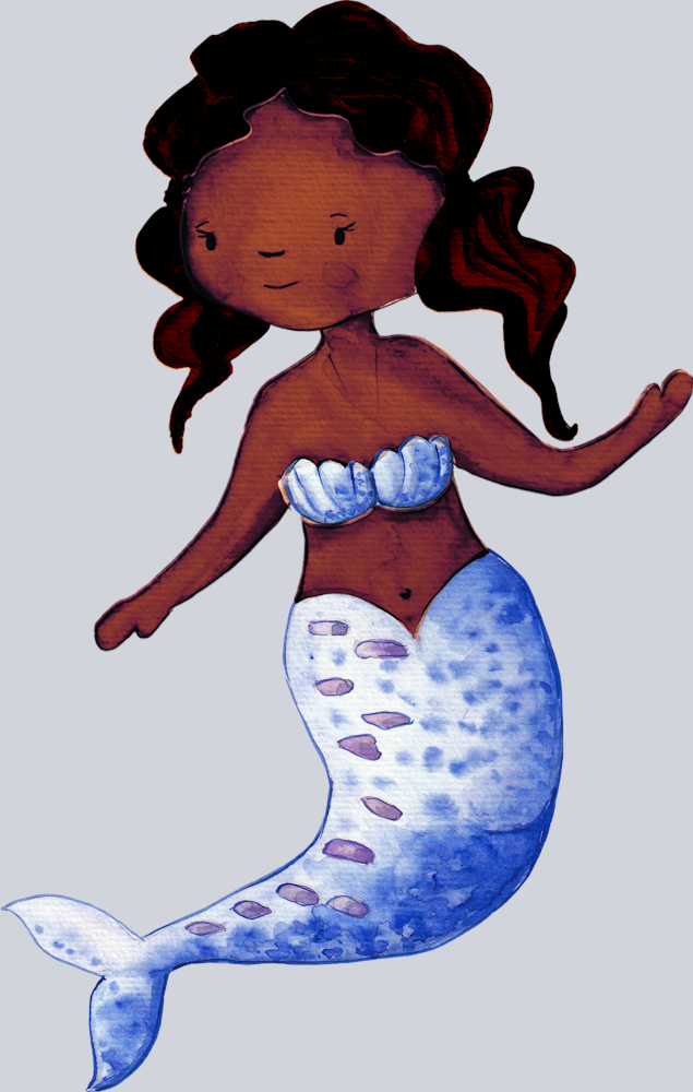 Fantasy Little Mermaid 1 - STK06646 (DTF Transfers)