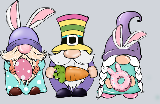 Easter Gnomes - STK06978 (DTF Transfers)