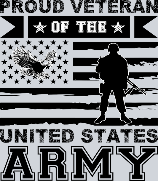 Proud Veteran Of The United States Army - STK05070 (DTF Transfers)