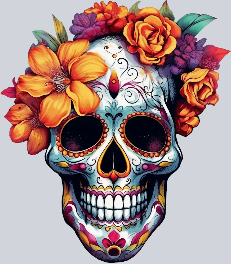 Day Of The Dead Candy Skull 3 - STK01604 (DTF Transfers)