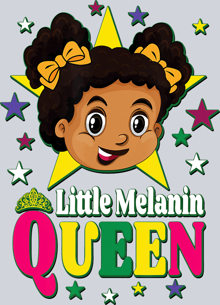 Little Melanin Queen - STK03626 (DTF Transfers)