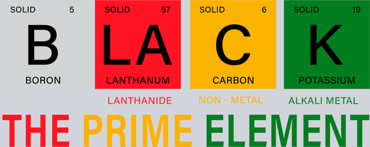 Black The Prime Element 3 - STK00949 (DTF Transfers)