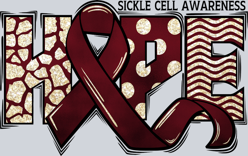 Hope Sickle Cell Awareness - STK02797 (DTF Transfers)