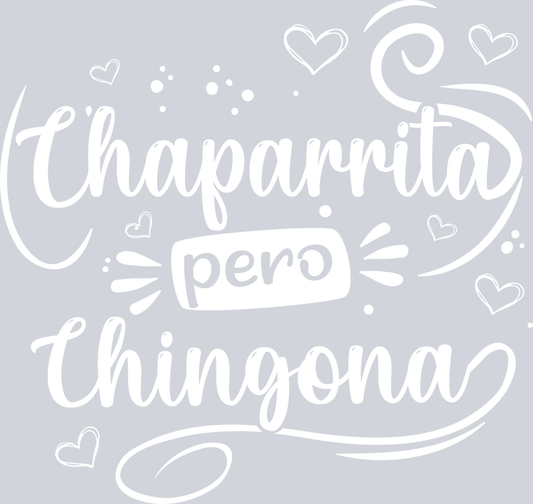 Chaparrita White Font - STK01244 (DTF Transfers)
