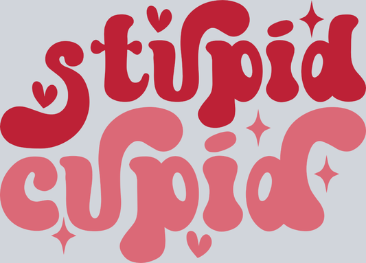 Stupid Cupid Retro - STK05859 (DTF Transfers)