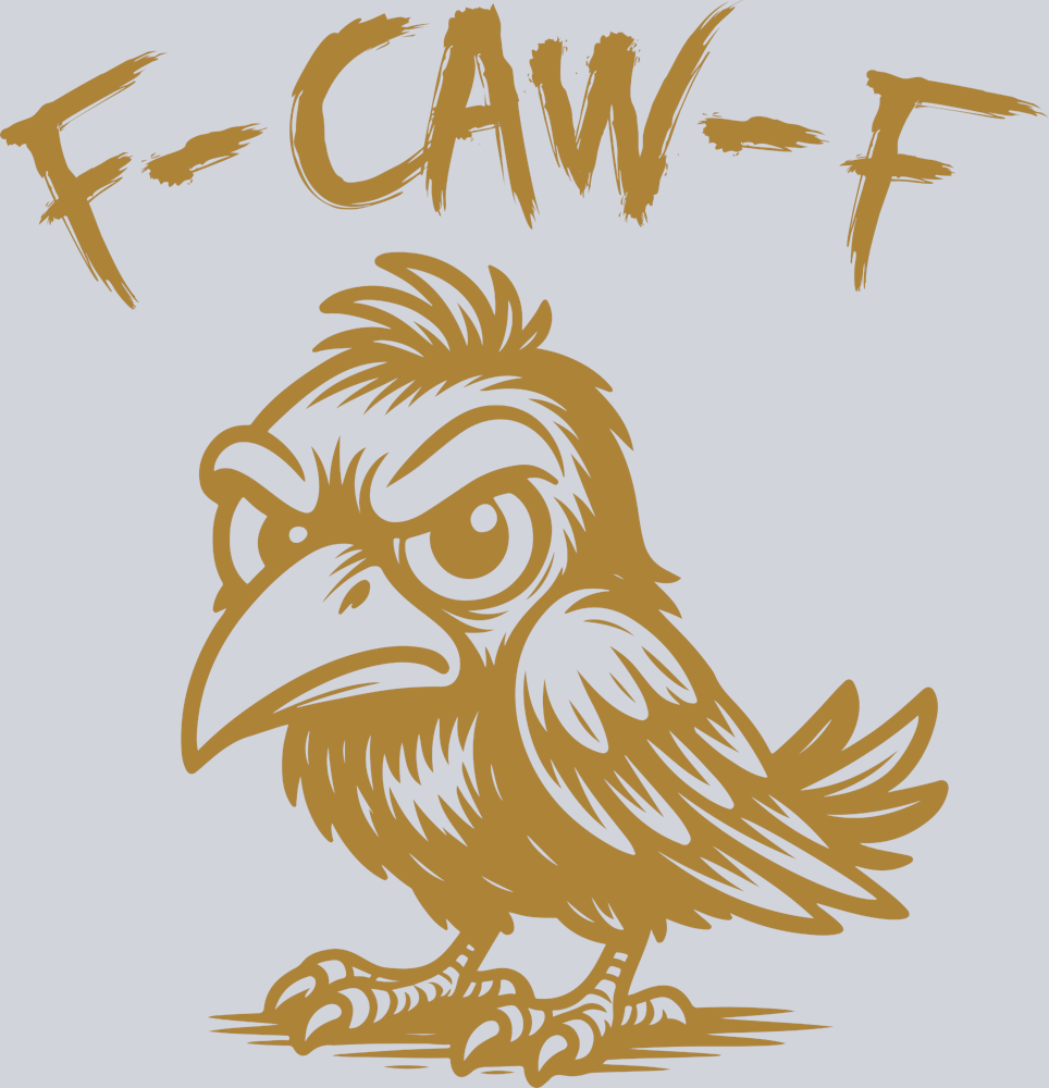 F-CAW-F Gold - STK07293 (DTF Transfers)