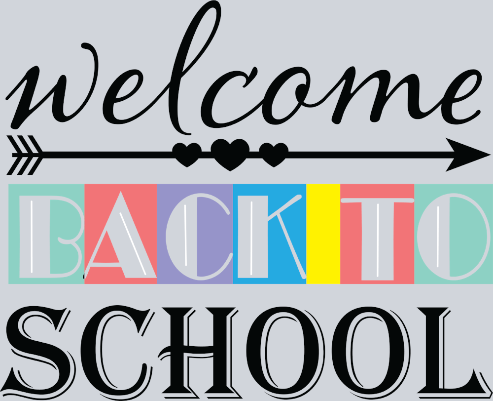 Welcome Back To School 3 - STK06407 (DTF Transfers)