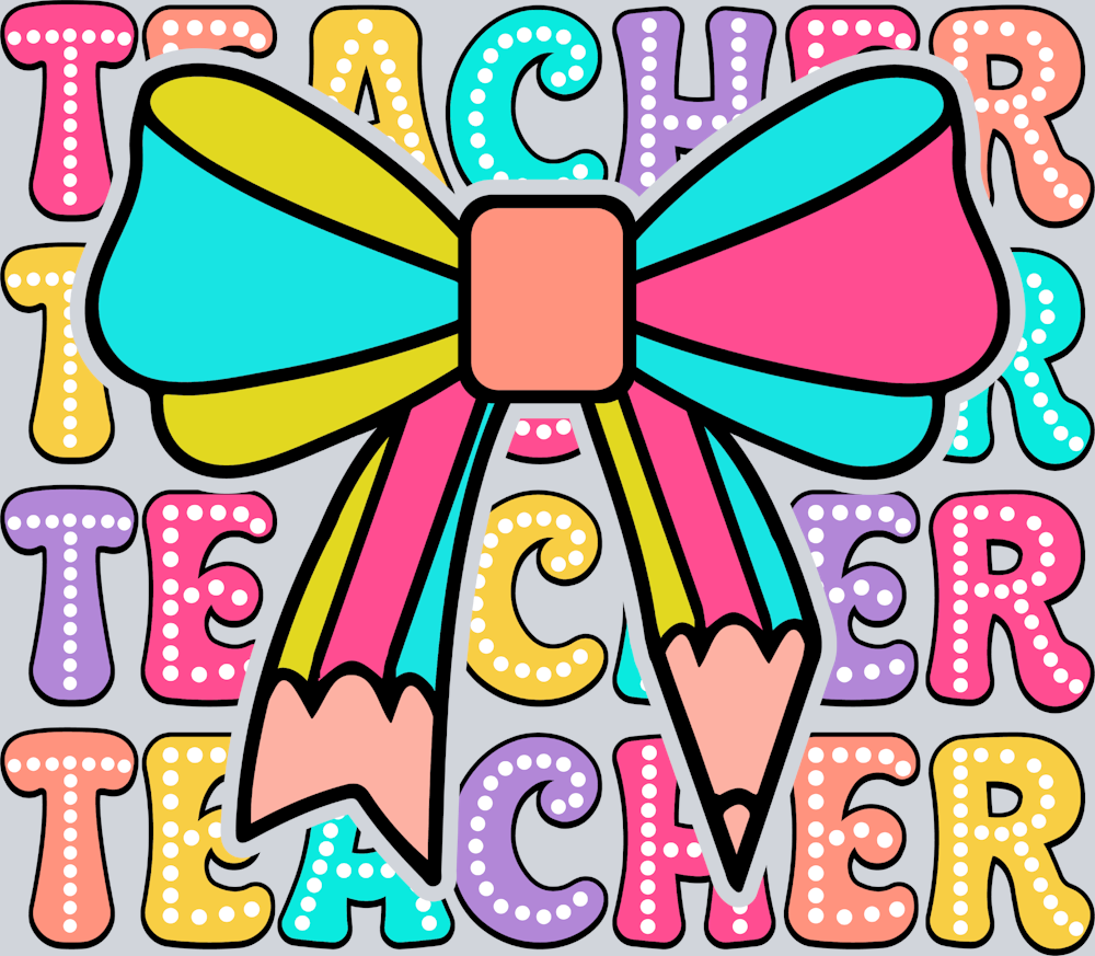 Teacher Ribbon - STK05961 (DTF Transfers)