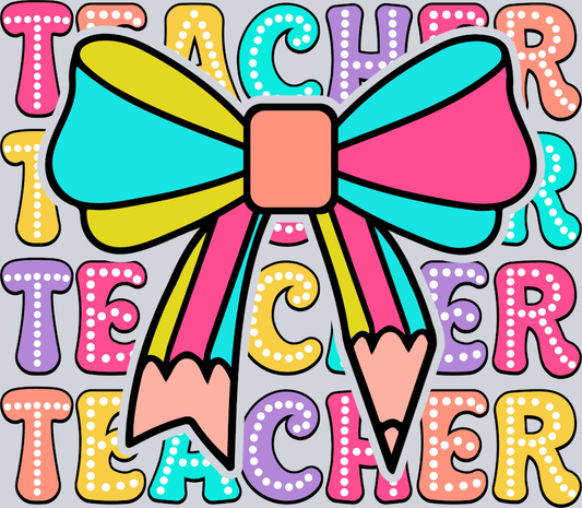 Teacher Ribbon - STK05961 (DTF Transfers)