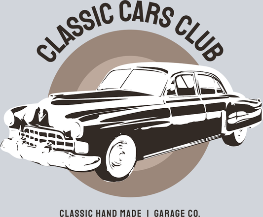 Classic Cars Club 2 - STK01366 (DTF Transfers)