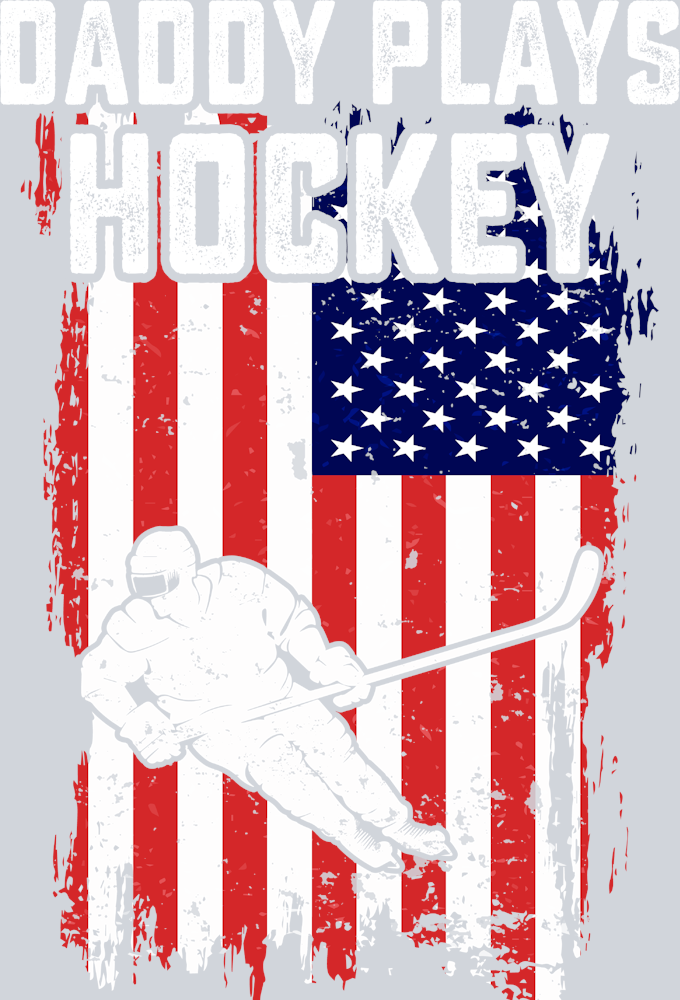 Daddy Plays Hockey - STK01591 (DTF Transfers)
