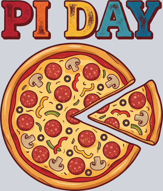 Pi Day Pizza - STK07679 (DTF Transfers)