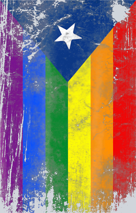 Puerto Rico Pride Flag - STK05080 (DTF Transfers)