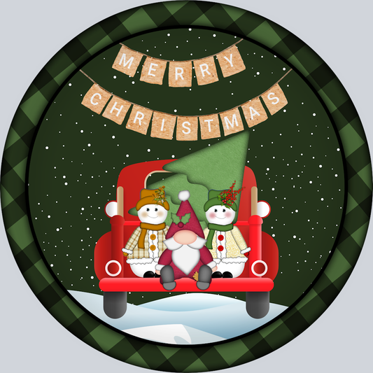 Merry Christmas Banner - STK04238 (DTF Transfers)