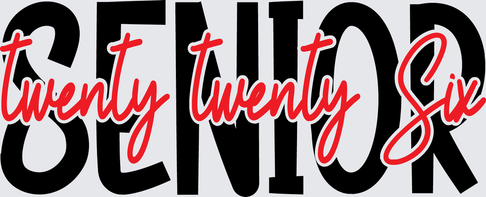 Senior Twenty Twenty Six 4 - STK07746 (DTF Transfers)