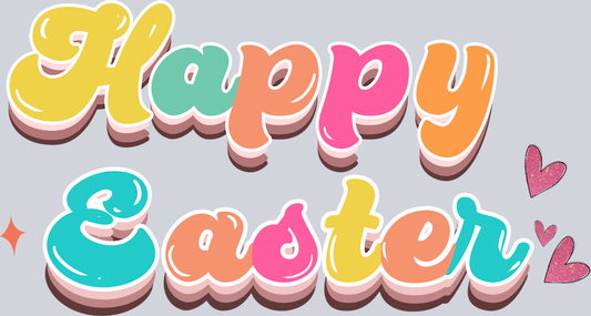 Happy Easter 7 - STK06995 (DTF Transfers)