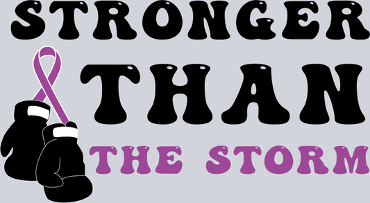 Stronger Than the Storm Domestic Violence Awareness - STK07423 (DTF Transfers)