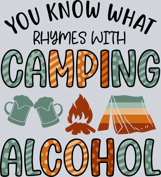 Outdoors Rhymes With Camping - STK04668 (DTF Transfers)