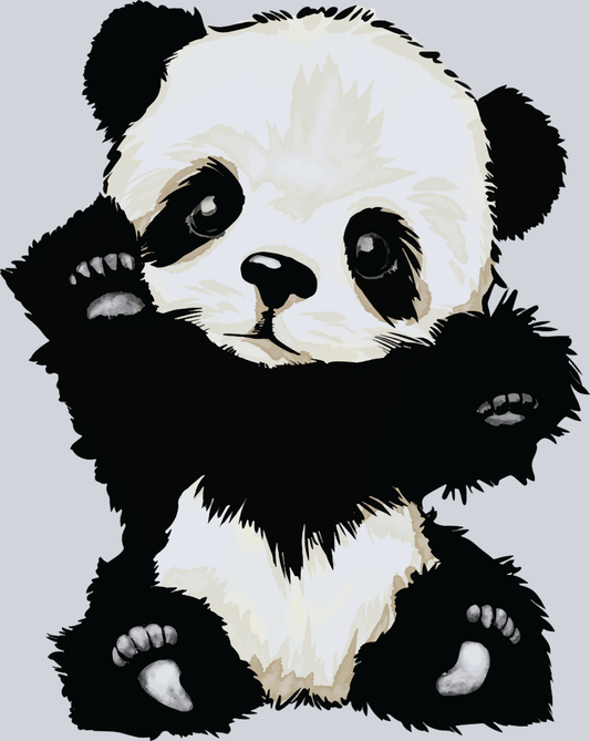 Cute Baby Panda - STK01515 (DTF Transfers)