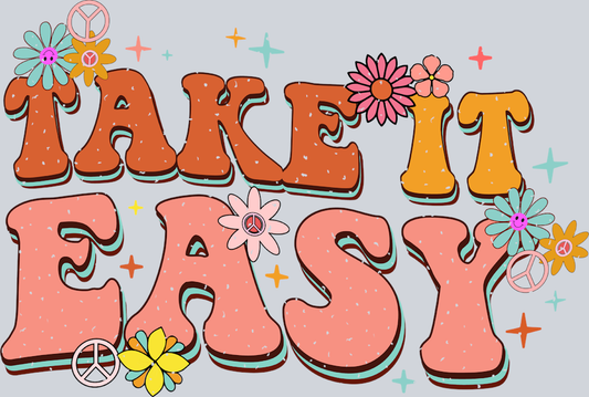Retro Take It Easy - STK05233 (DTF Transfers)