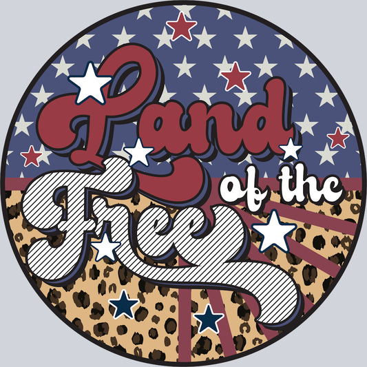 Land Of The Free 2 - STK03516 (DTF Transfers)
