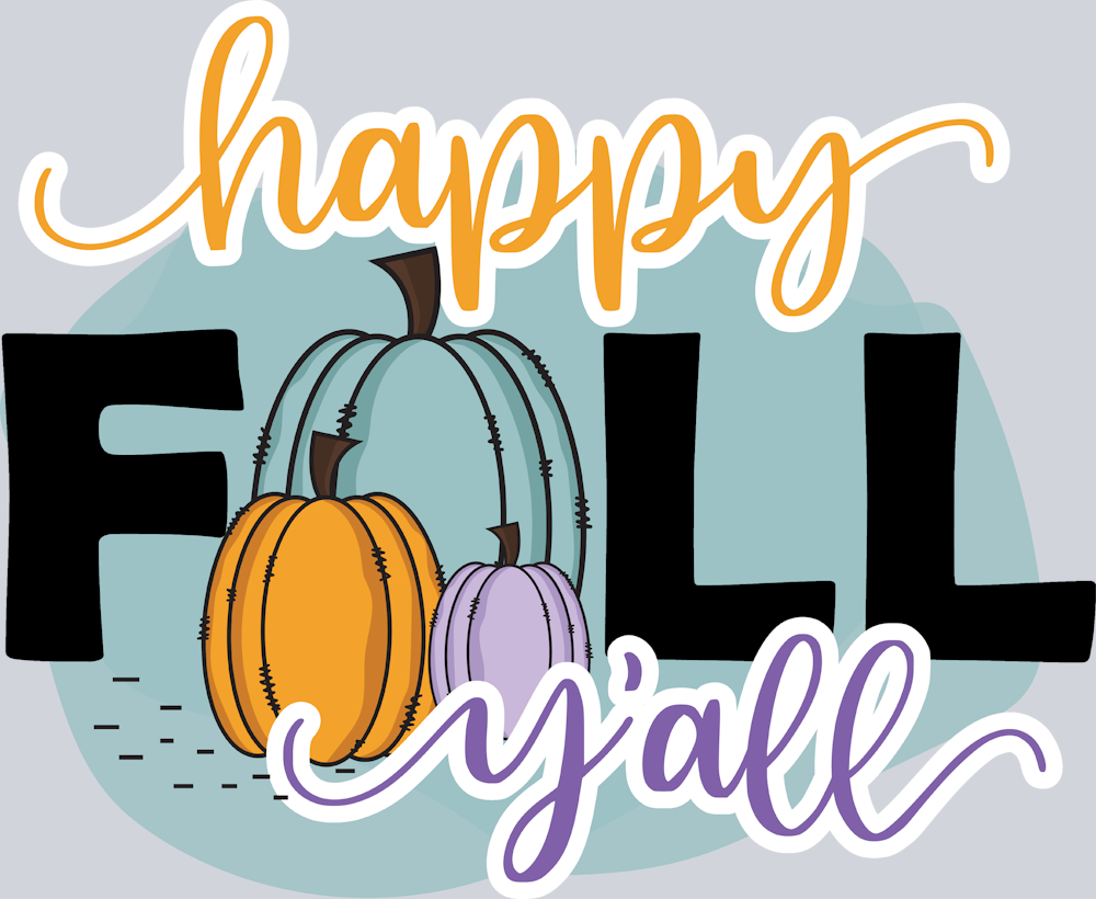 Happy Fall Yall 10 - STK07186 (DTF Transfers)