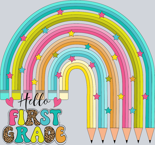 Hello First Grade - STK02694 (DTF Transfers)