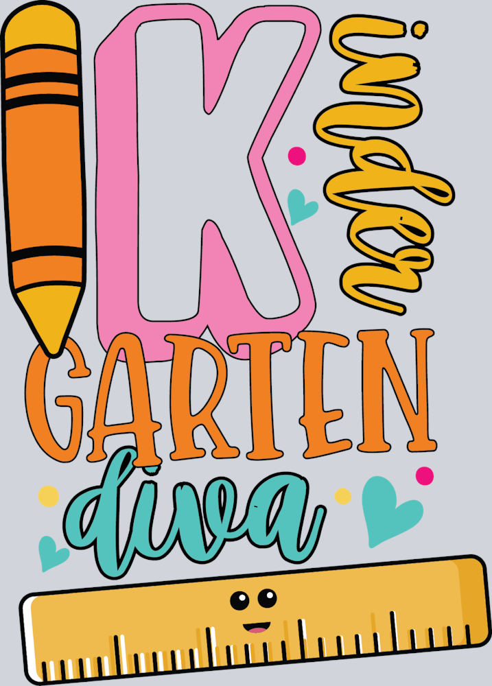 Kindergarten Diva - STK03480 (DTF Transfers)