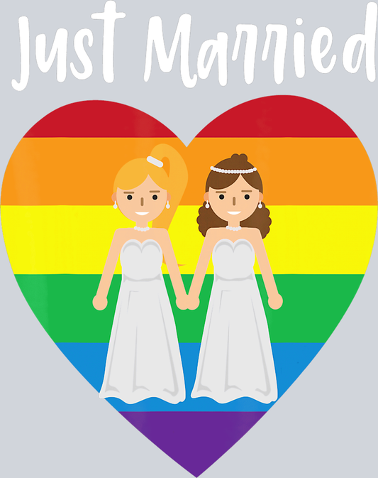 Just Married Brides - STK03459 (DTF Transfers)
