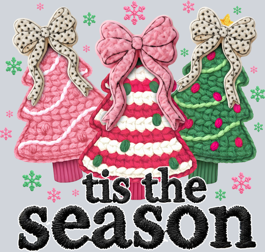 Faux Yarn Tis The Season - STK07521 (DTF Transfers)