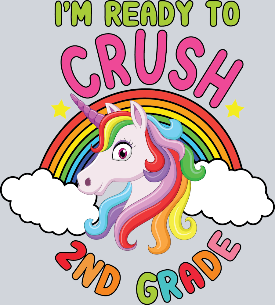 I'm Ready To Crush 2nd Grade - STK03094 (DTF Transfers)