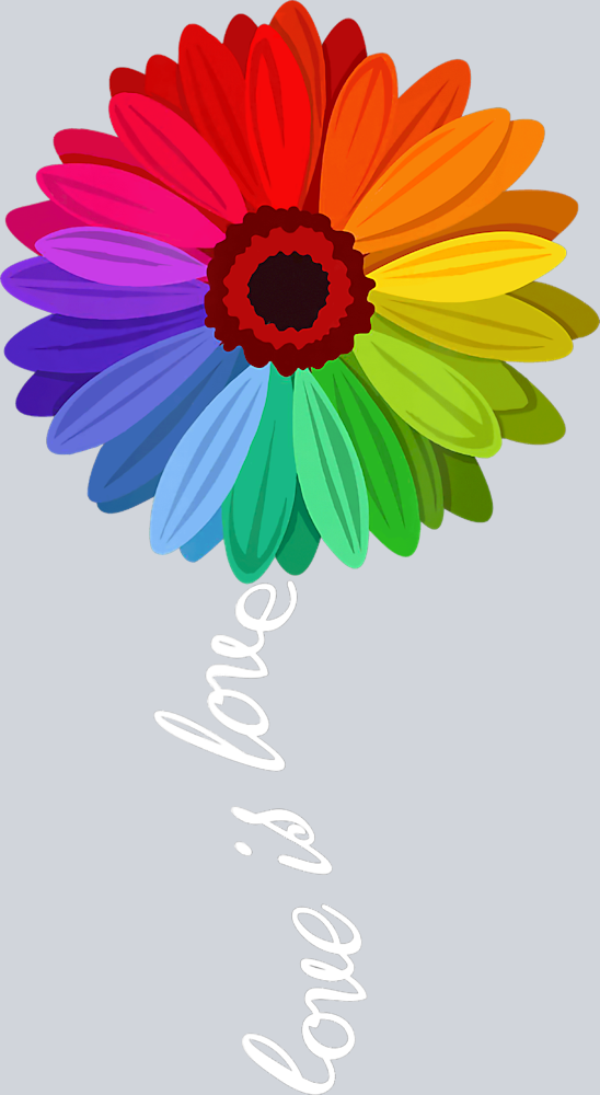 Love Is Love Flower - STK03751 (DTF Transfers)