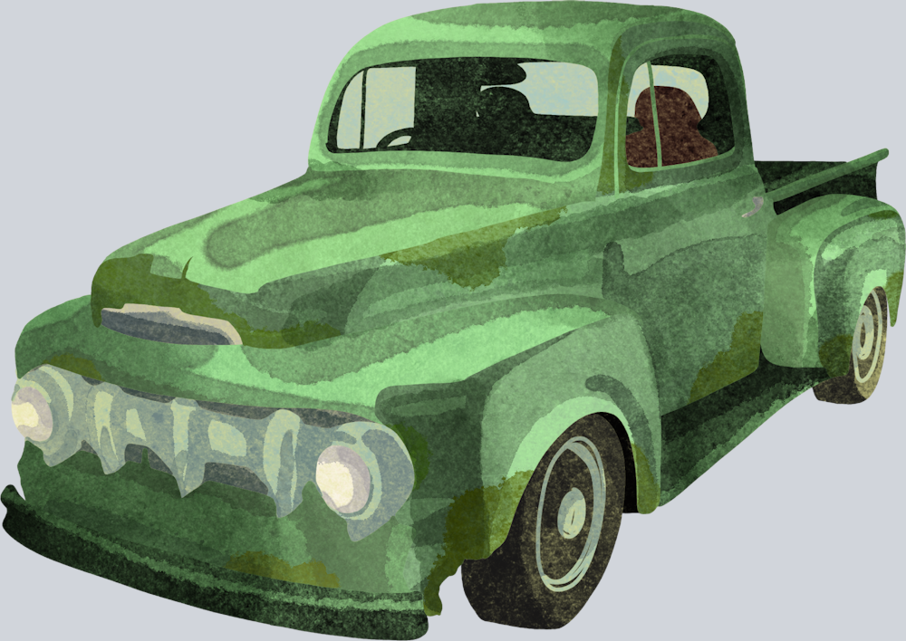 Classic Car 6 - STK06640 (DTF Transfers)