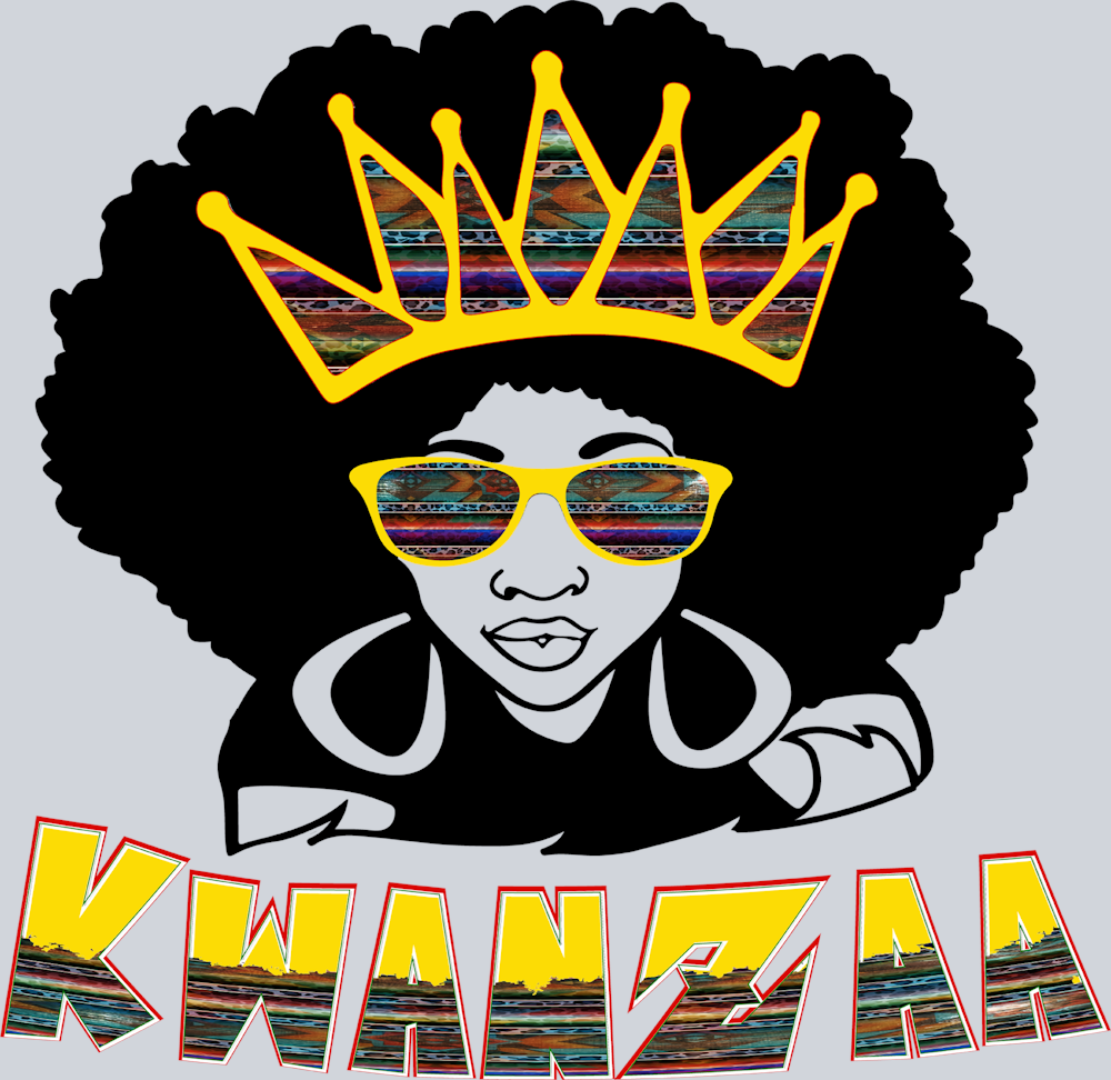 Kwanzaa Afro Leopard - STK03500 (DTF Transfers)