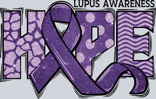 Lupus Hope Lupus Awareness - STK03926 (DTF Transfers)